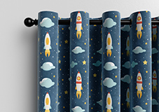 Blast Off, Spacebound - Made to Measure Curtains - Image 12